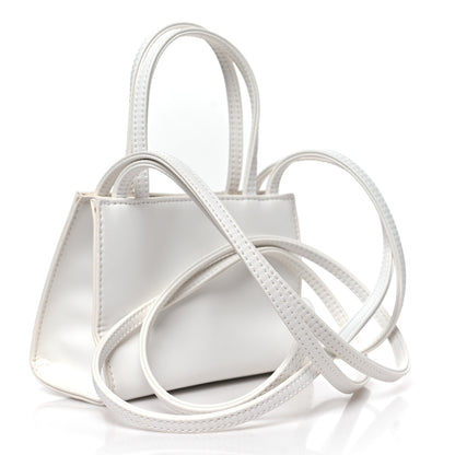Telfar Vegan Leather Small Shopping Bag White 3 of 9