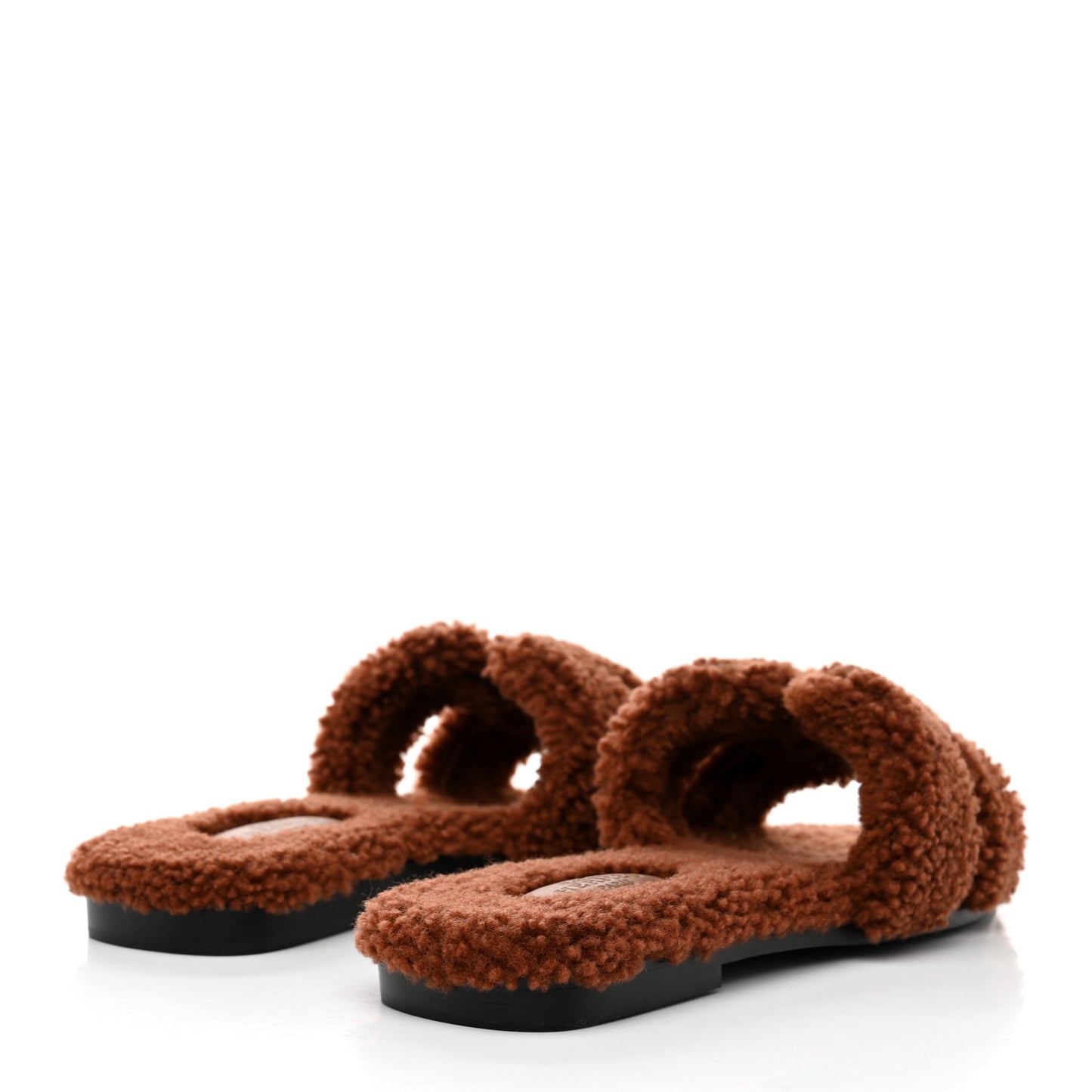 Woolskin Oran Sandals 37.5 Cognac