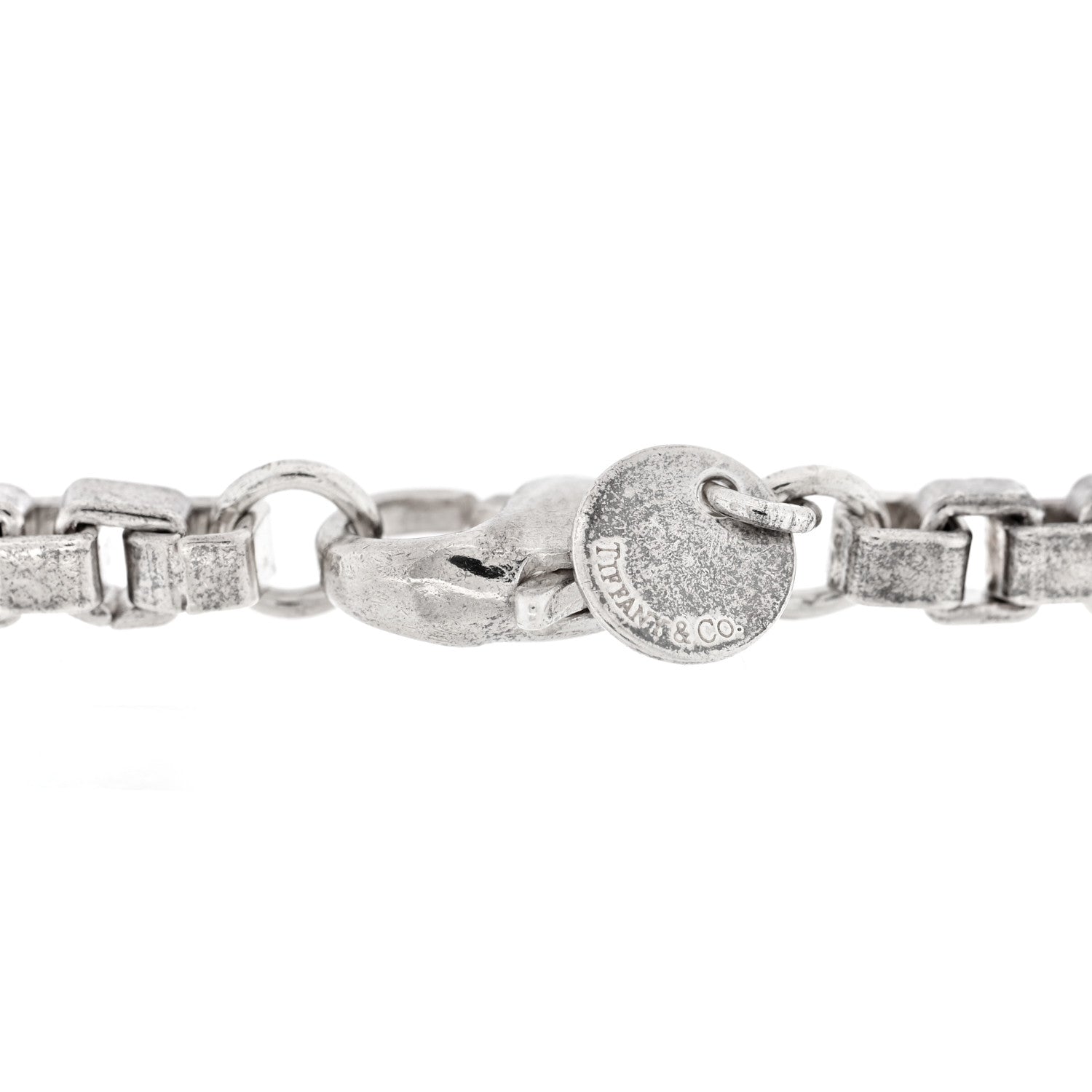 Tiffany Sterling Silver 4mm Venetian Link Bracelet 3 of 3