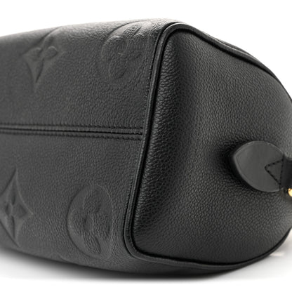 Louis Vuitton Empreinte Monogram Giant Speedy Bandouliere 20 Black 9 of 10