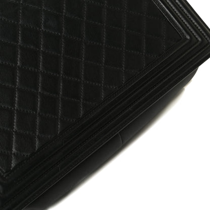 Chanel Calfskin Quilted New Medium Boy Flap Black 17 of 17