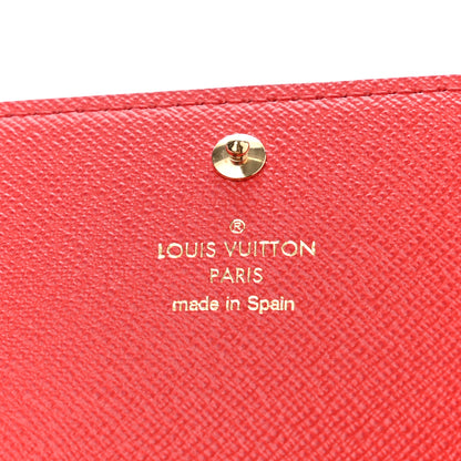 Louis Vuitton Monogram 2020 Christmas Animation Sarah Wallet Coquelicot 7 of 7