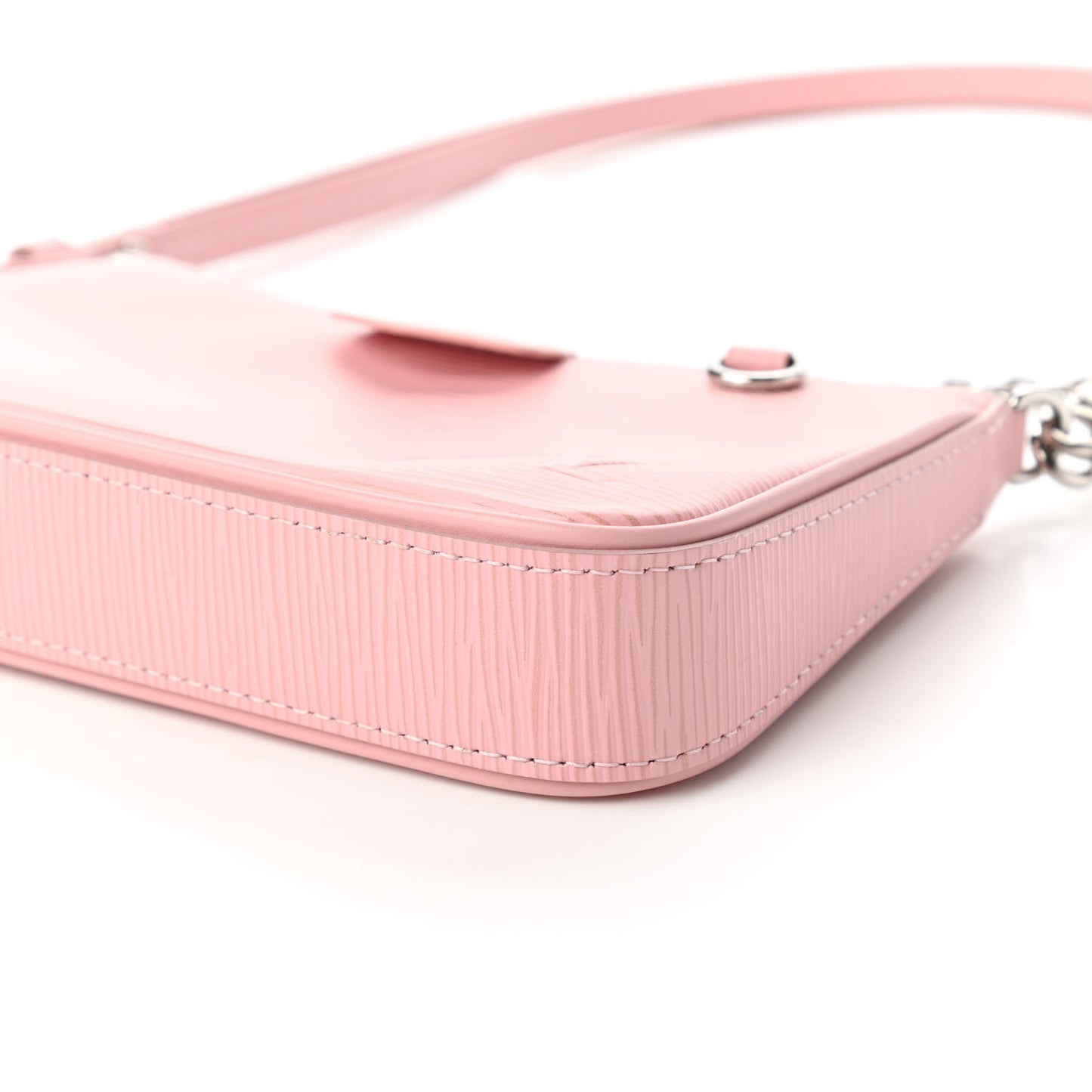 Epi Easy Pouch On Strap Rose Ballerine