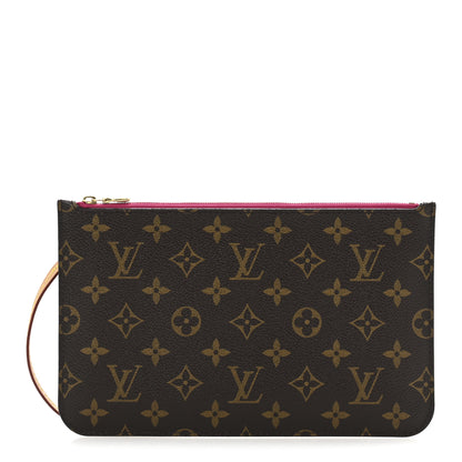 Louis Vuitton Monogram Neverfull MM GM Pochette Pivoine 1 of 9