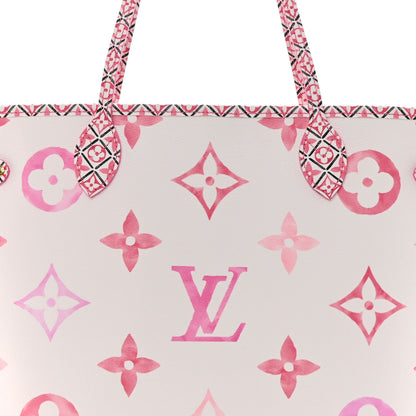 Louis Vuitton Monogram Giant By The Pool 2.0 Neverfull MM Rose 8 of 12
