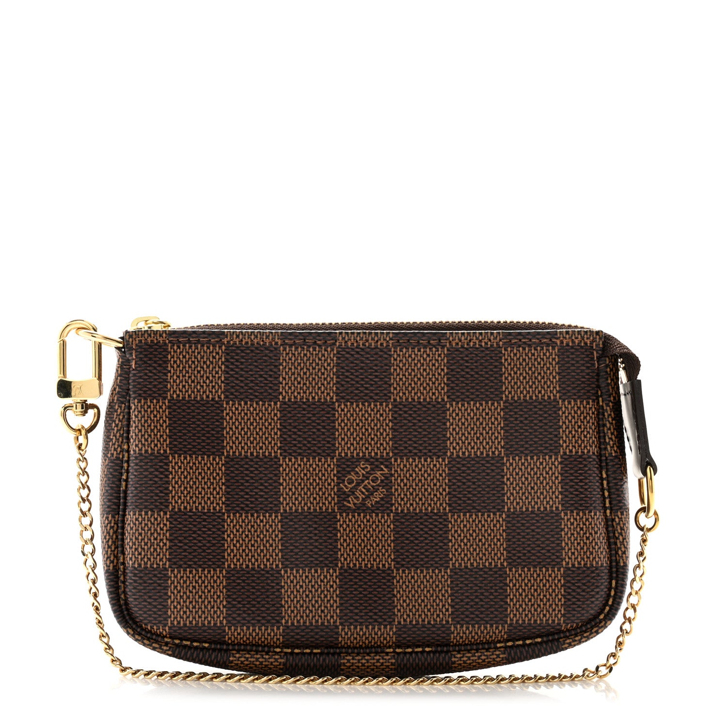 Louis Vuitton Damier Ebene Mini Pochette Accessories 1 of 8