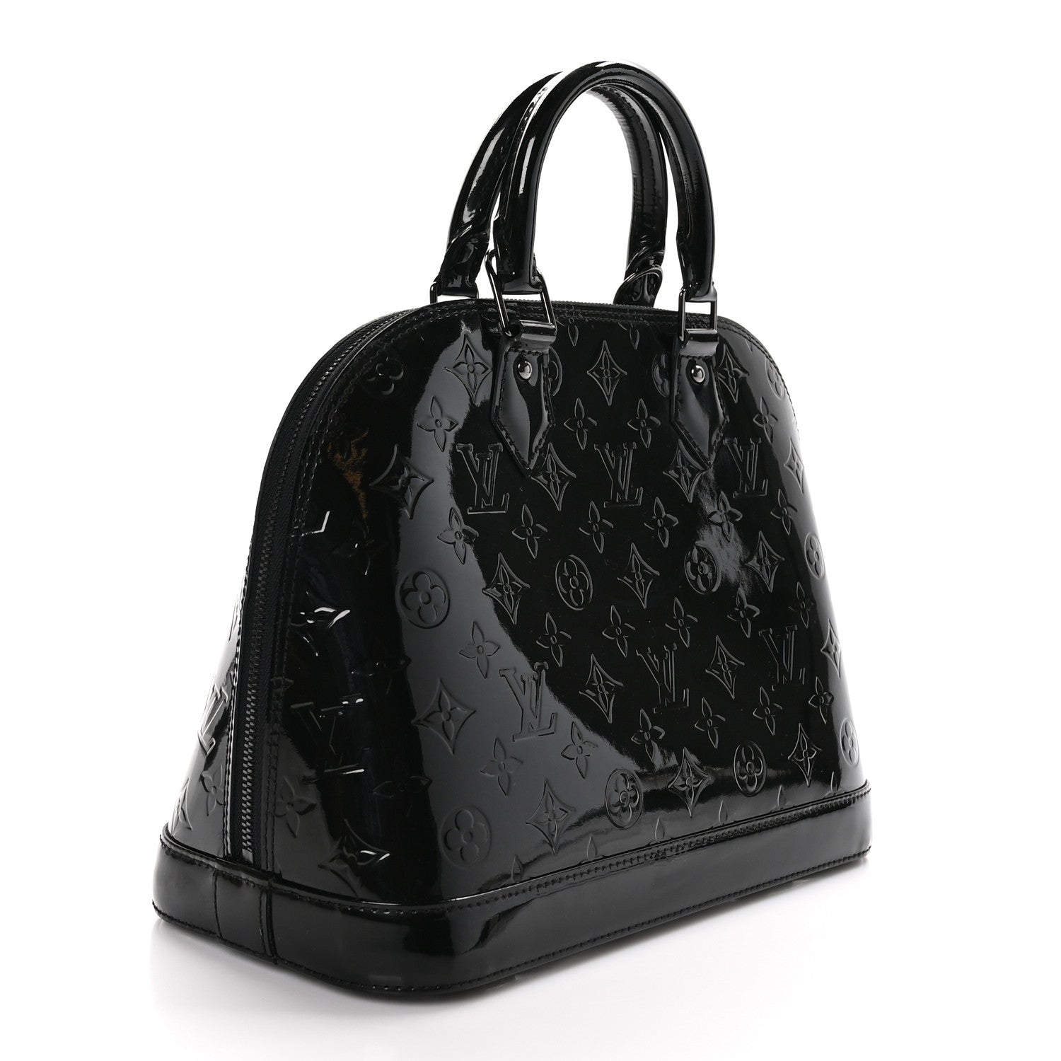 Louis Vuitton Vernis Alma PM Noir Magnetique 3 of 9