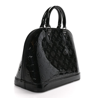 Louis Vuitton Vernis Alma PM Noir Magnetique 3 of 9