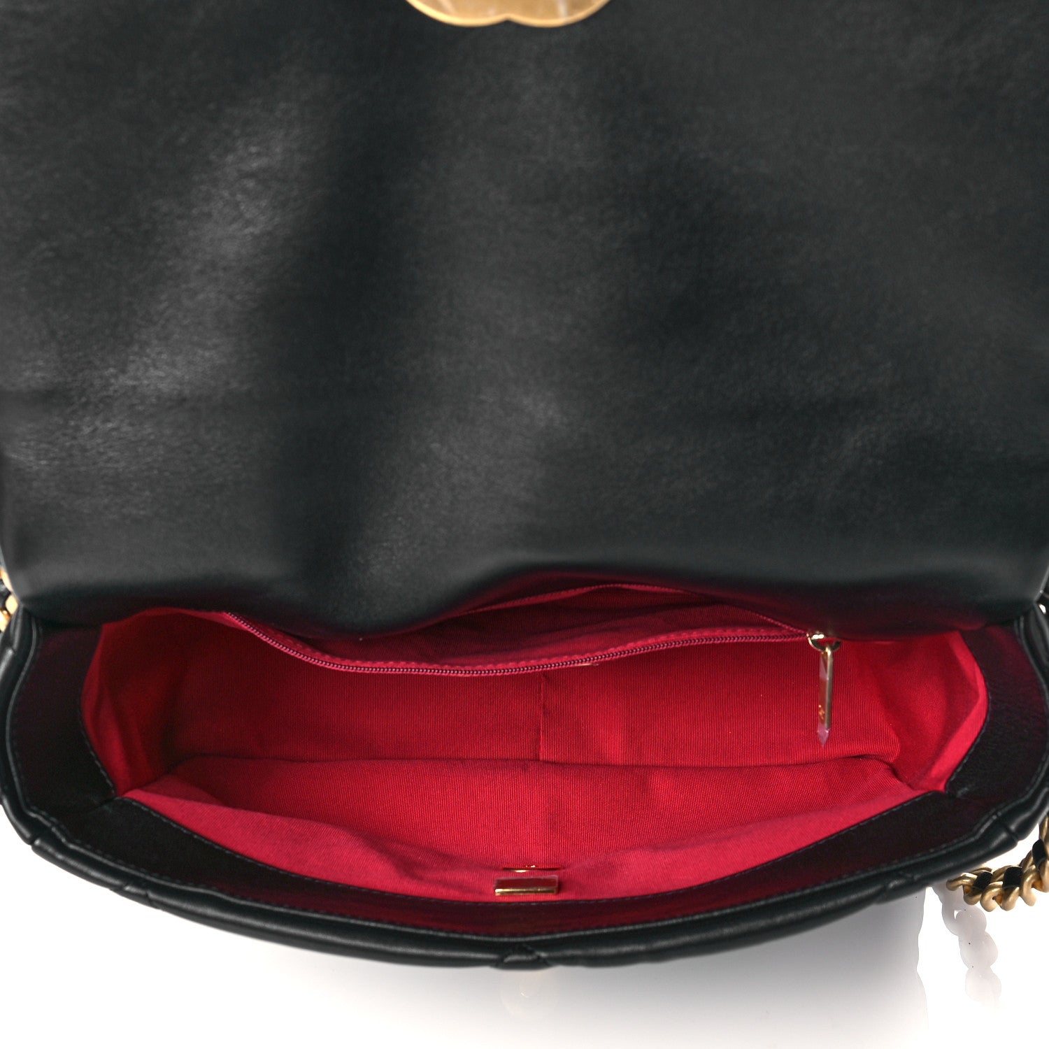 Chanel Lambskin Quilted Large Chanel 19 Flap Black 5 of 11
