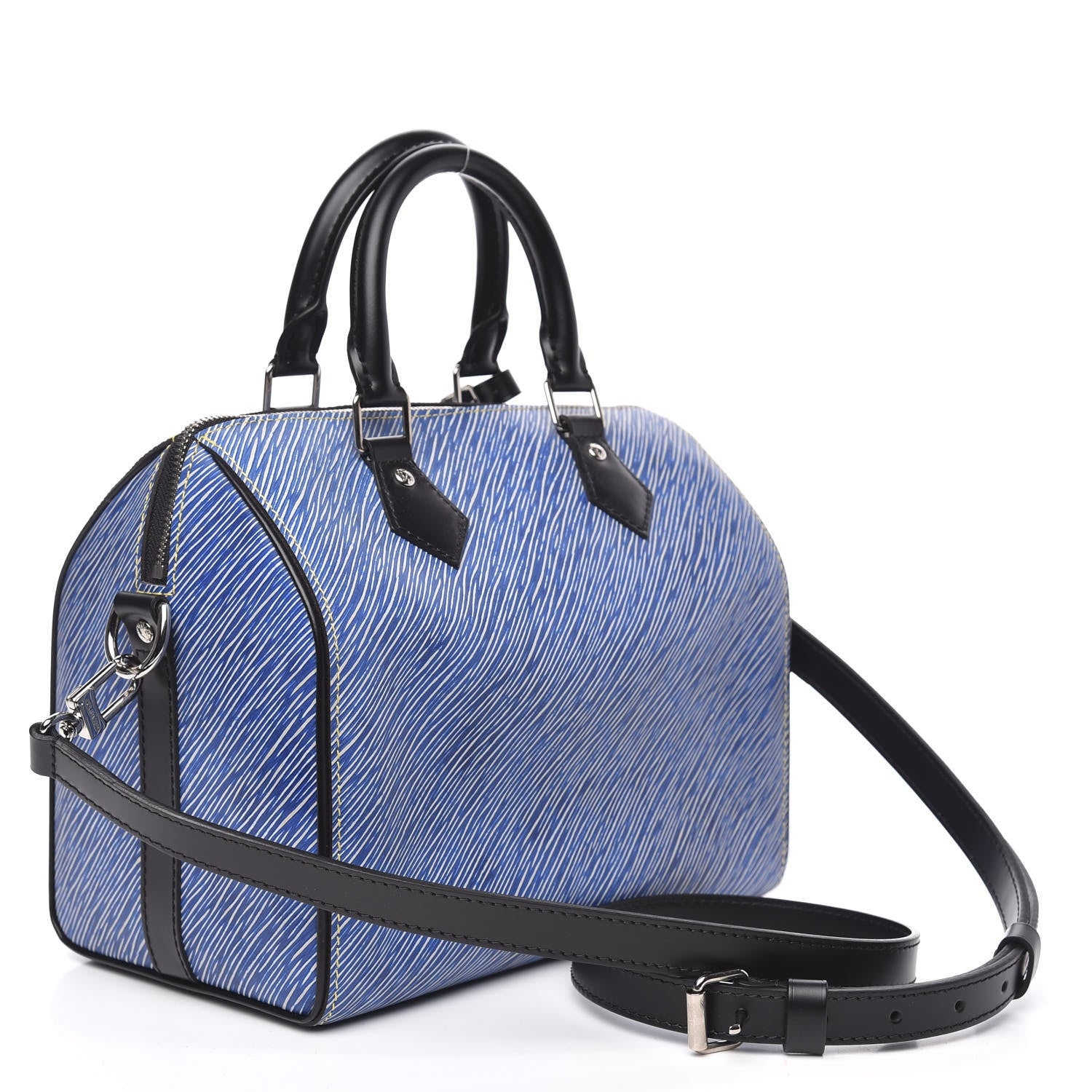 Louis Vuitton Epi Speedy Bandouliere 25 Denim Light 3 of 9