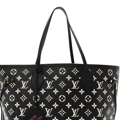Louis Vuitton Empreinte Spring In The City Neverfull MM Black White Pink 5 of 9