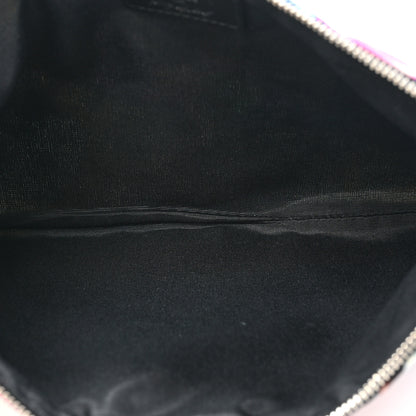 Christian Dior X KENNY SCHARF Nylon Zip Pouch Multicolor 5 of 10