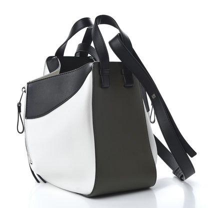 Loewe Calfskin Small Hammock Shoulder Bag Khaki Green Soft White 4 of 11