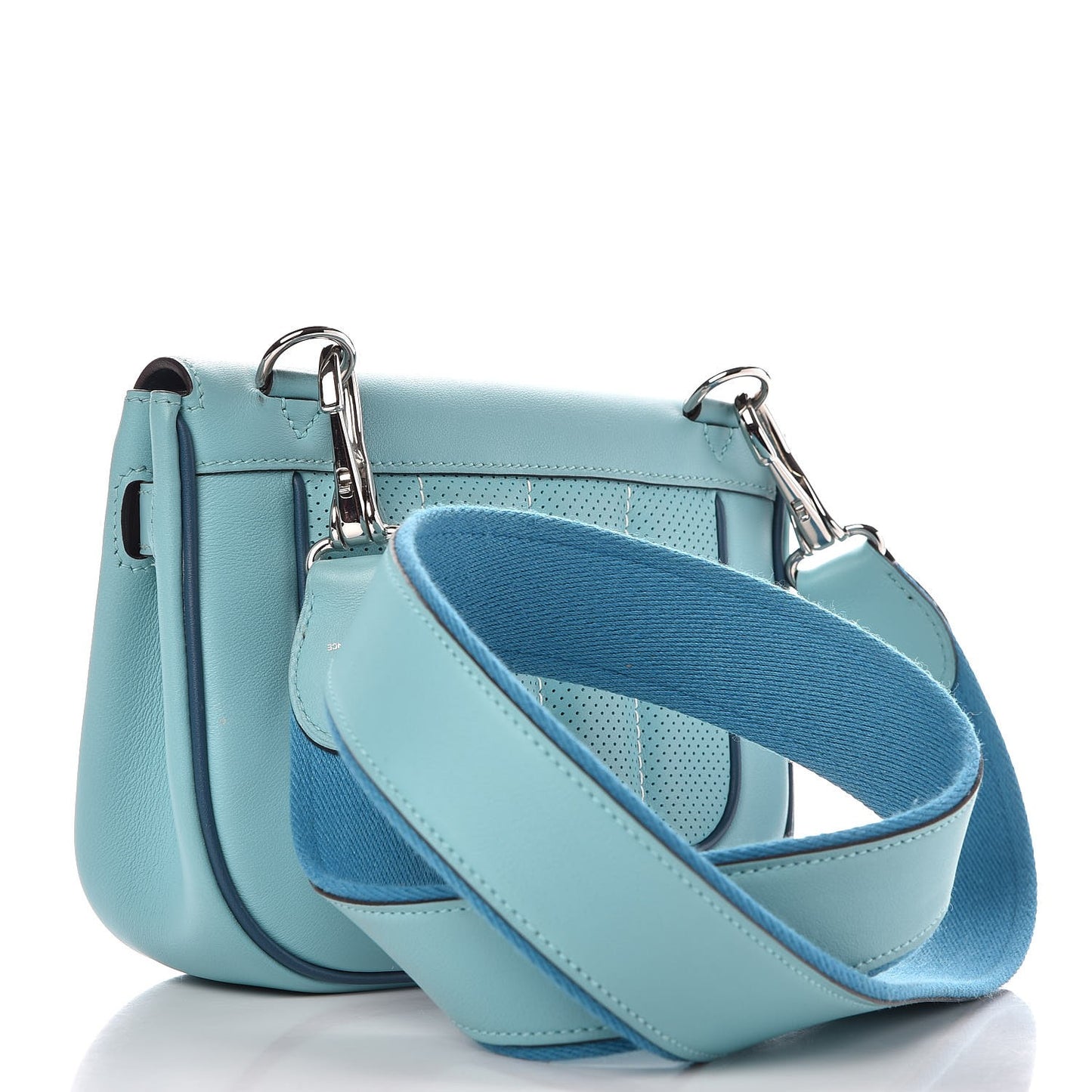 Veau Swift Mini Sac Berline Bleu Atoll Colvert