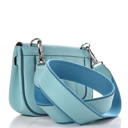 Hermes Veau Swift Mini Sac Berline Bleu Atoll Colvert 3 of 9