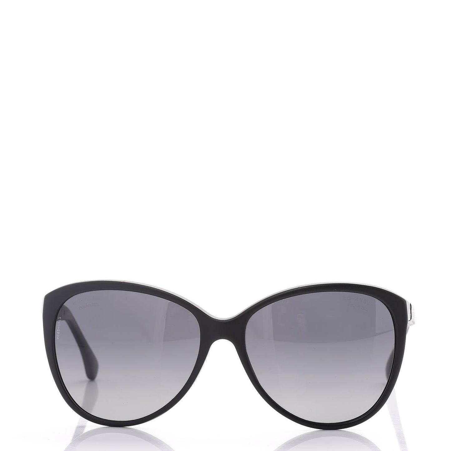 Quilted CC Sunglasses 5225-Q Black
