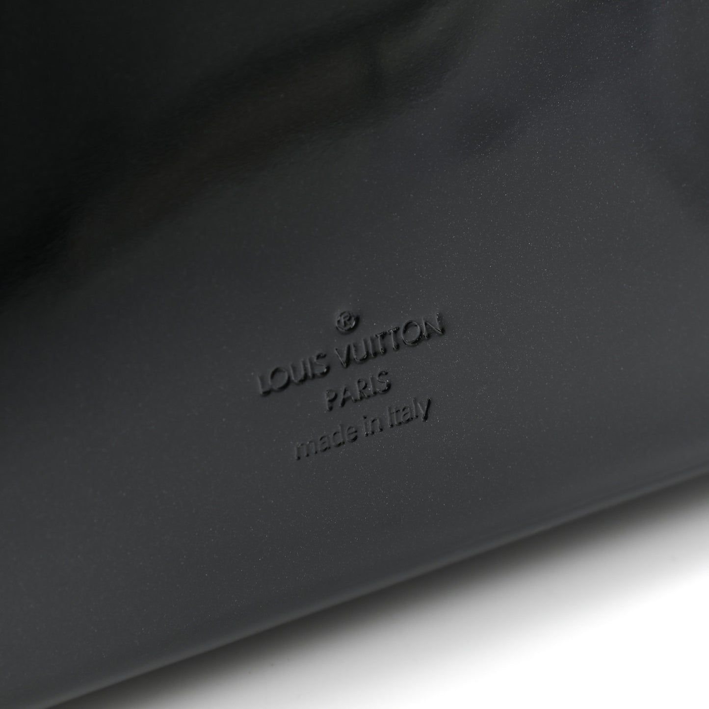 Patent Calfskin Monogram Cherrywood PM Black