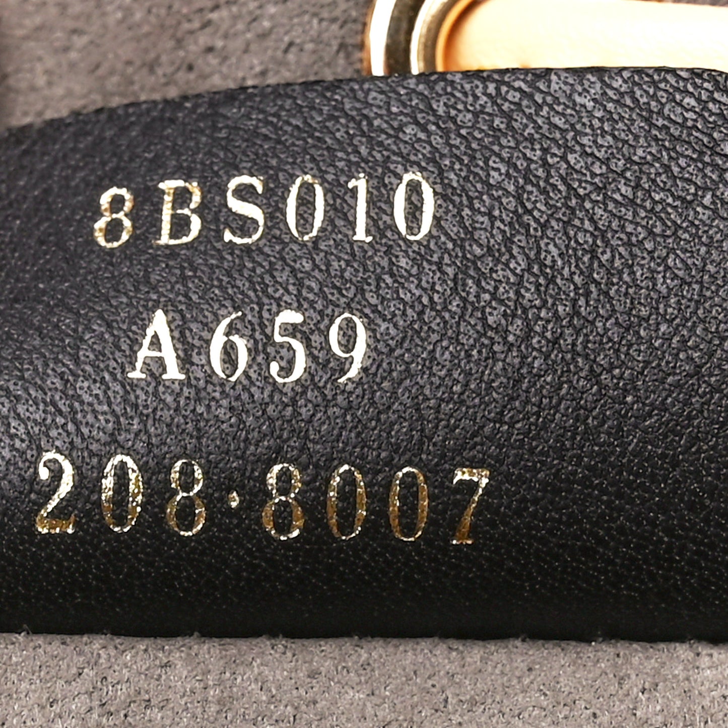 Vitello Liberty F is Fendi Bi-Color FF 1974 Embossed Mini Mon Tresor Bucket Bag Savana Lollypop