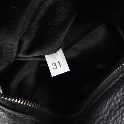 Prada Leather Large Shoulder Bag Nero Black 9 of 9