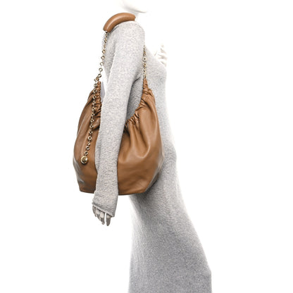 Loewe Mellow Nappa Medium Squeeze Bag Oak 2 of 9