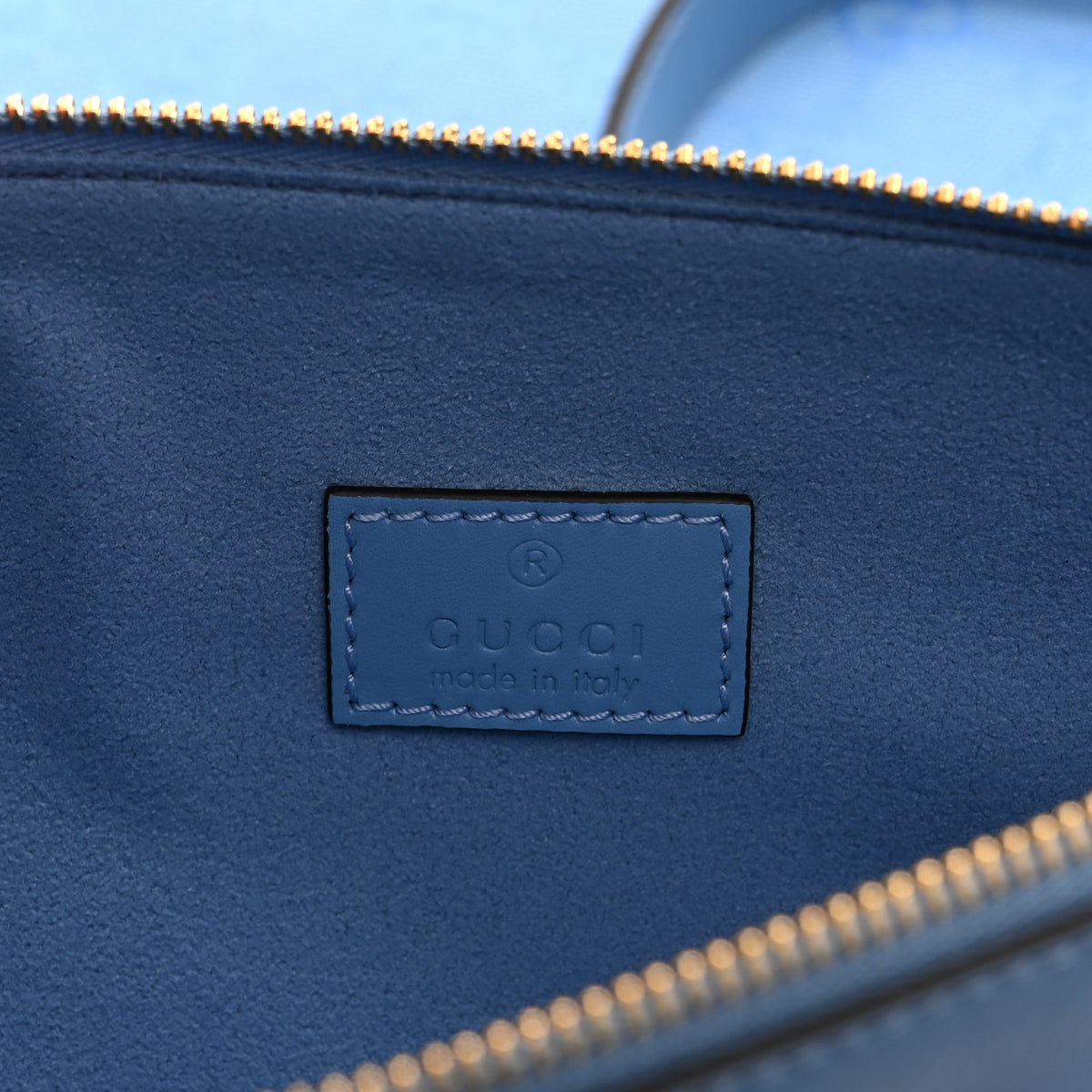 Gucci GG Monogram Medium Totissima Shopping Tote Light Blue 7 of 11