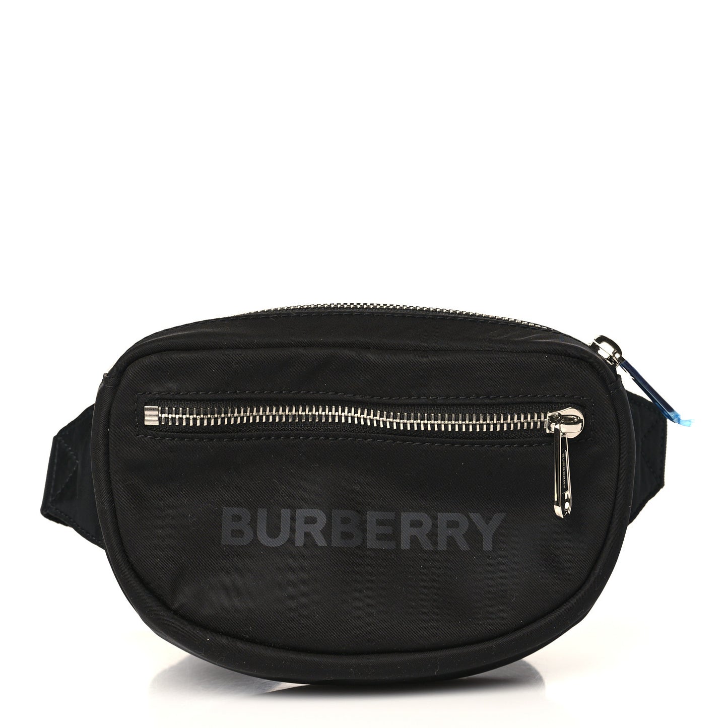 Econyl Logo Print Small Cannon Bum Bag Black