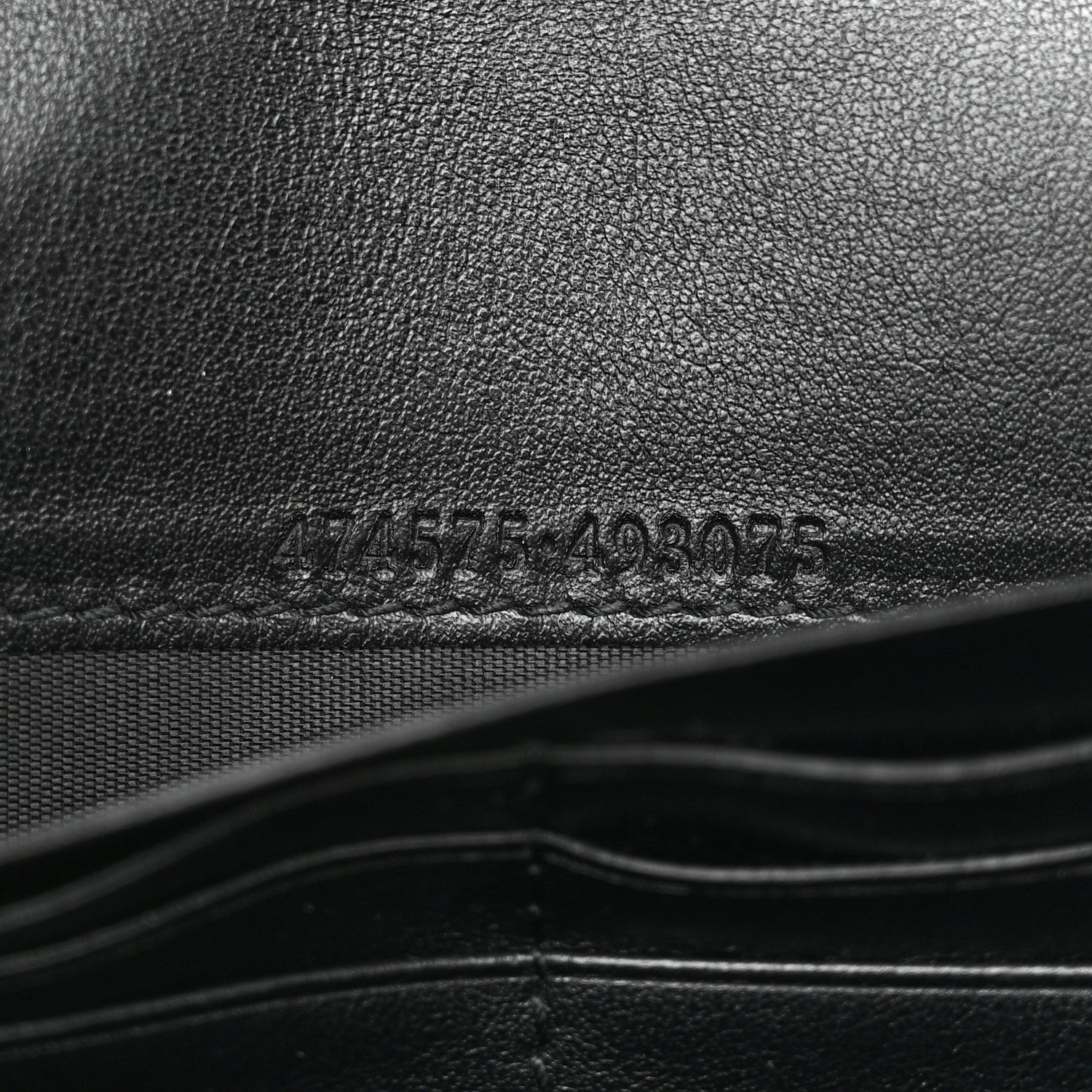 Gucci Calfskin Matelasse GG Marmont Chain Wallet Black 7 of 13