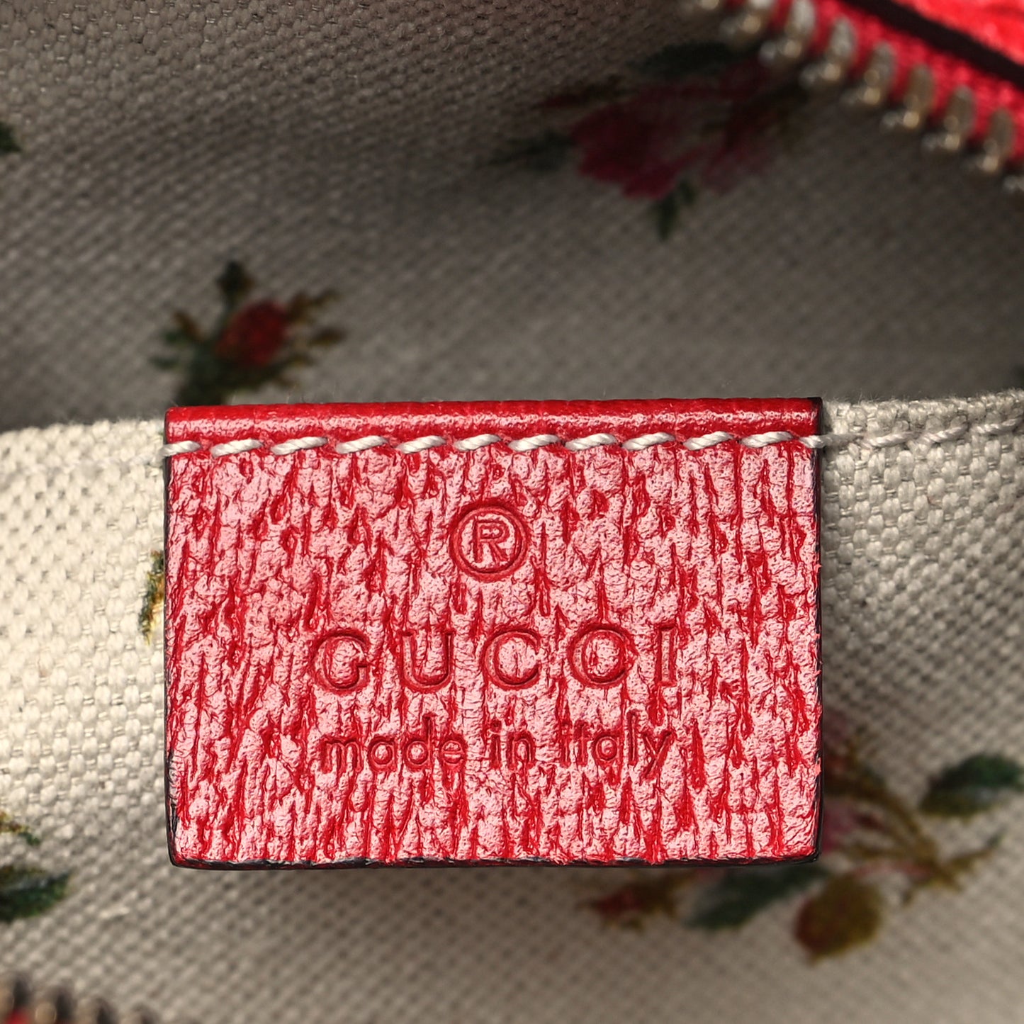 GG Supreme Monogram Web Neo Vintage Shoulder Bag Beige Red