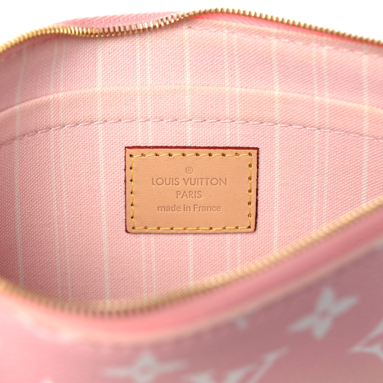 Louis Vuitton Monogram By The Pool Neverfull MM Pochette Light Pink 6 of 9