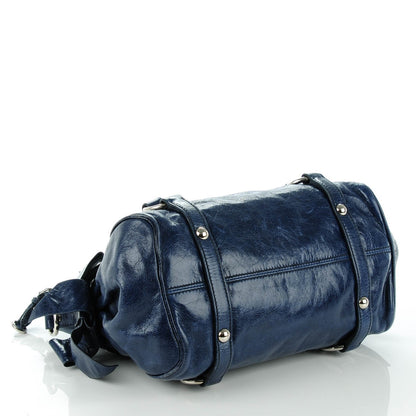 Miu Miu Vitello Lux Mini Bow Bag Bleuette 4 of 7