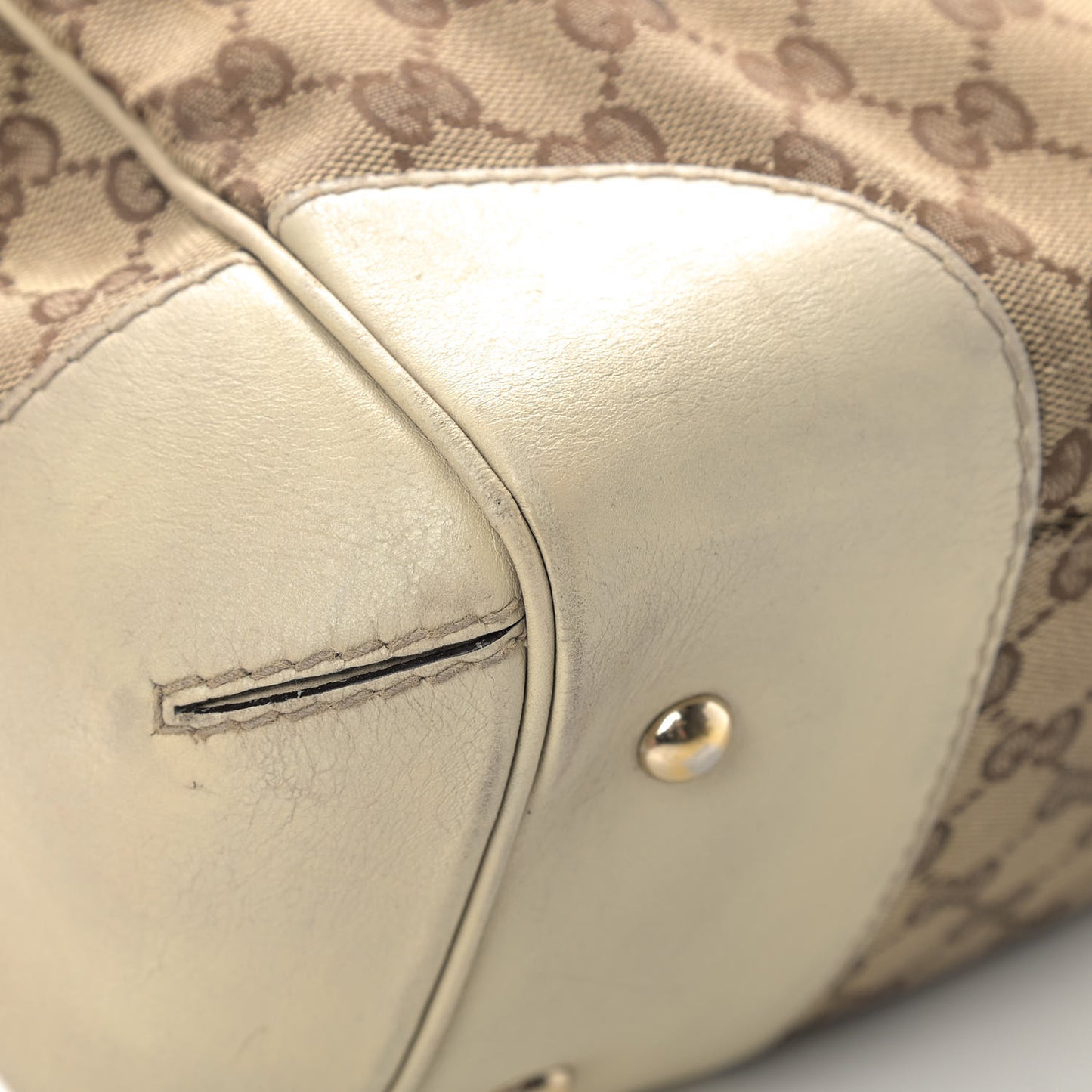 Monogram Medium Mayfair Tote Off White