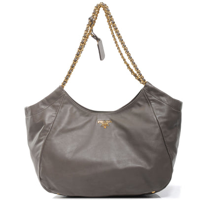 Prada Soft Calf Chain Tote Bambu 1 of 7