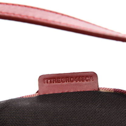 Burberry Haymarket Check Small Canterbury Tote Coral Red 6 of 10