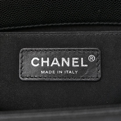 Chanel Caviar Quilted Medium Boy Flap Black 6 of 10