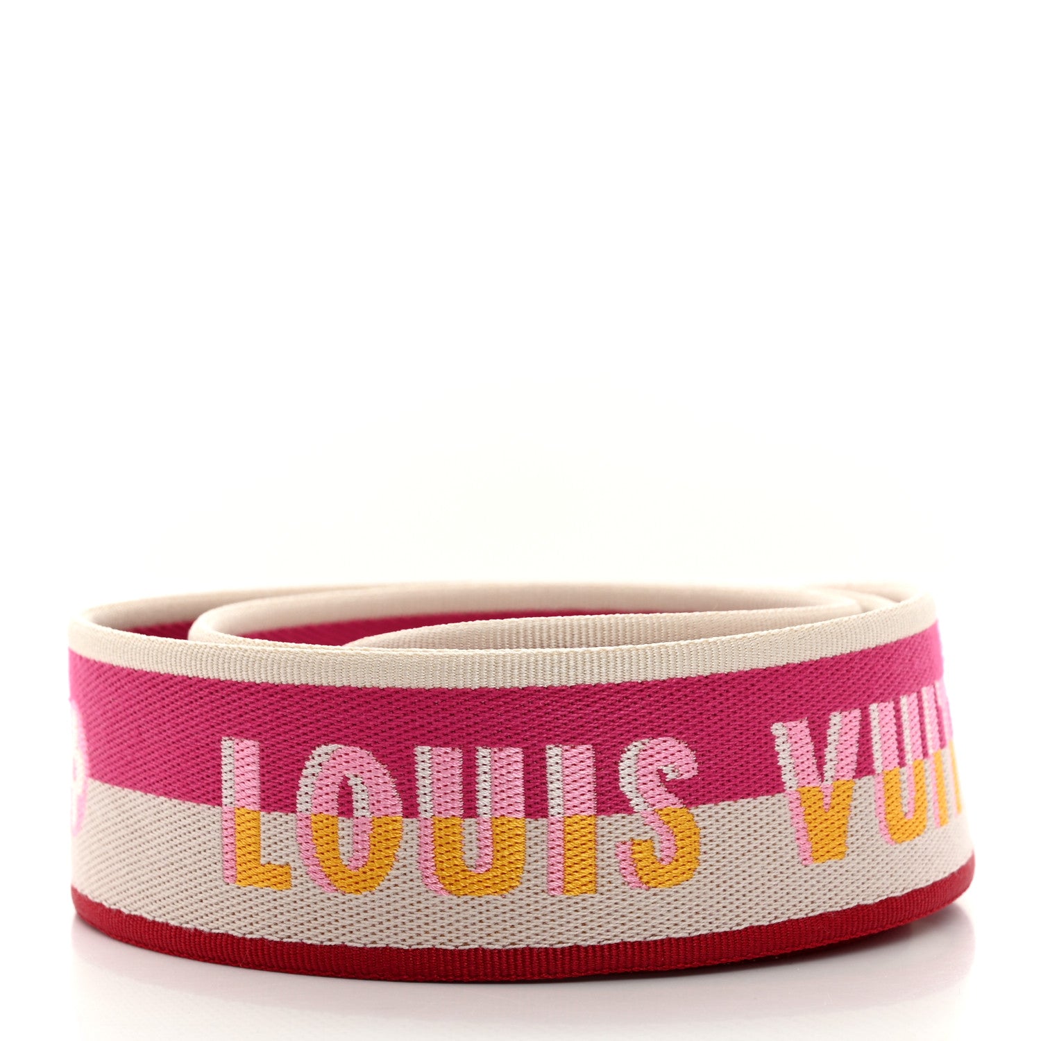 Louis Vuitton Jacquard Speedy Bandouliere 20 Shoulder Strap Fuchsia 2 of 3