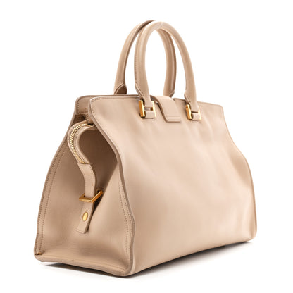 Saint Laurent Smooth Calfskin Small Monogram Cabas Beige 3 of 15