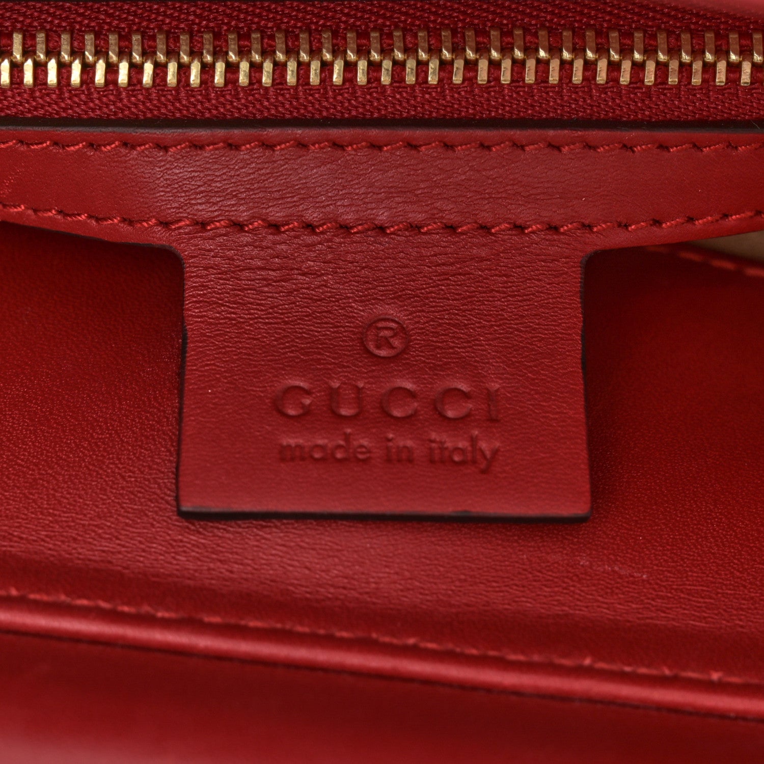 Gucci Nappa Bamboo Web Small Nymphaea Top Handle Bag Hibiscus Red 6 of 13