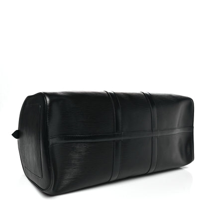 Louis Vuitton Epi Keepall 50 Black 3 of 9