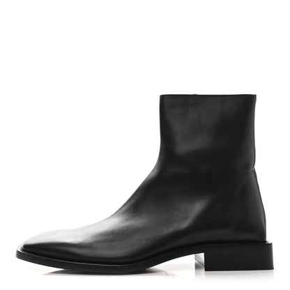 Balenciaga Calfskin Mens Zippered Ankle Boots 43 Black 1 of 7
