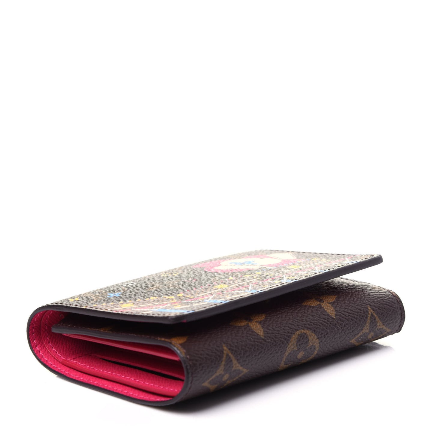 Monogram 2020 Christmas Animation Roller Coaster Victorine Wallet Pivoine