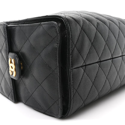 Chanel Caviar Quilted Small Chanel 25 Handbag Black 8 of 10