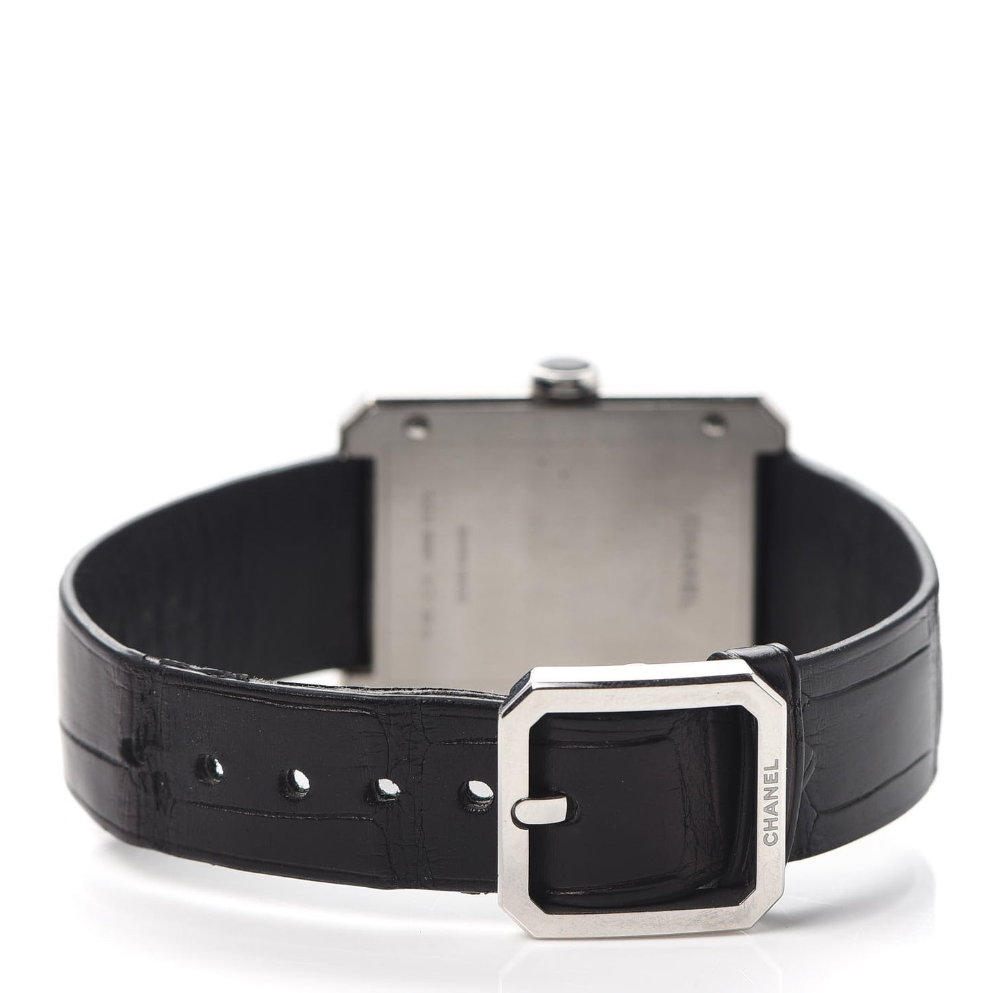 Stainless Steel Alligator 26mm Boy-Friend Quartz Watch Black