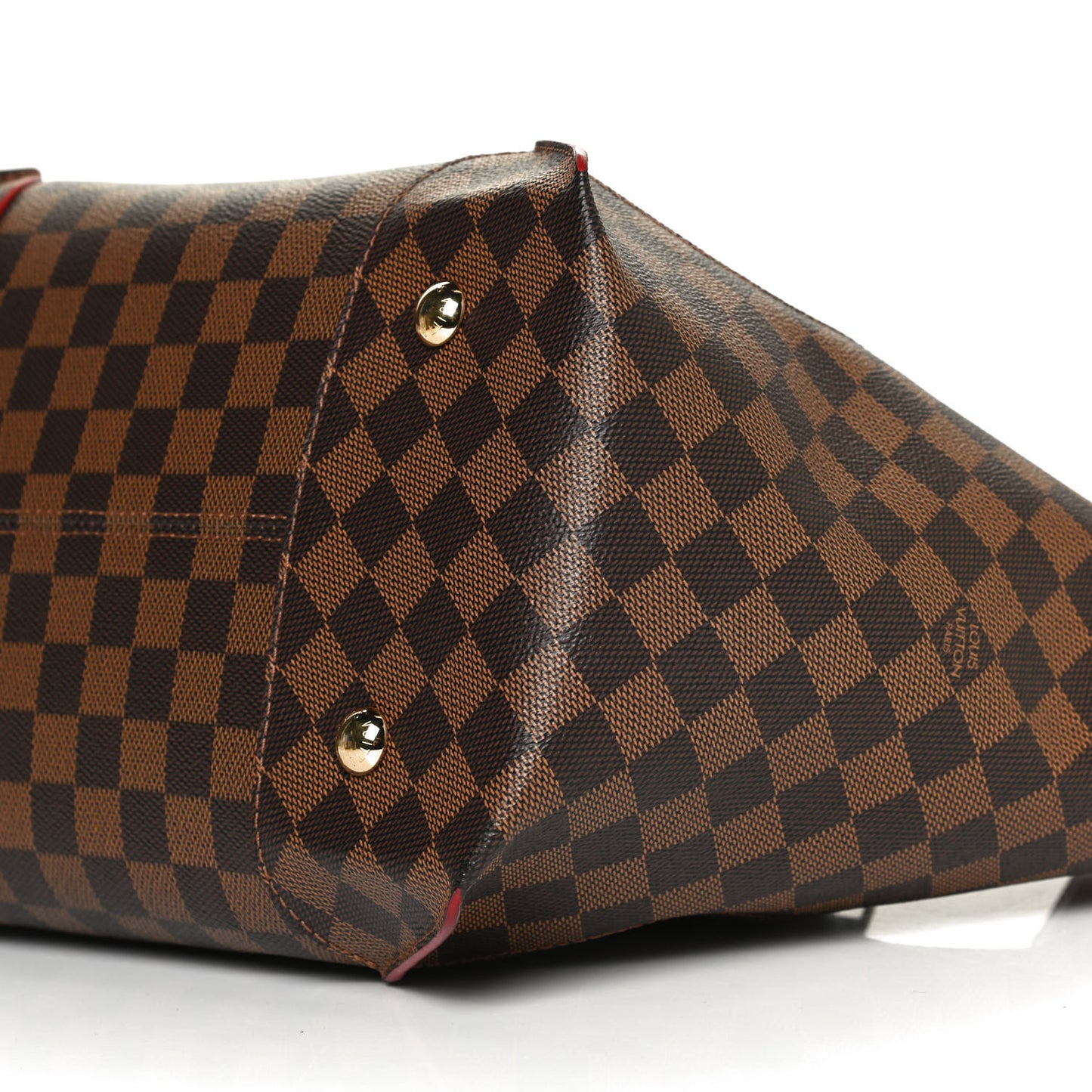 Damier Ebene Caissa Tote MM Cherry