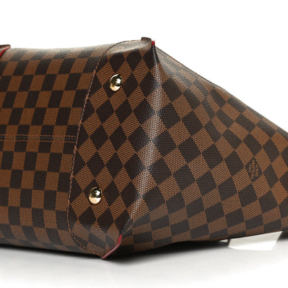 Louis Vuitton Damier Ebene Caissa Tote MM Cherry 10 of 12