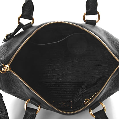Prada Vitello Phenix Bauletto Black 6 of 12