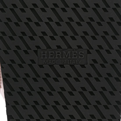 Hermes Calfskin Womens Chypre Sandals 39.5 Gold 6 of 9