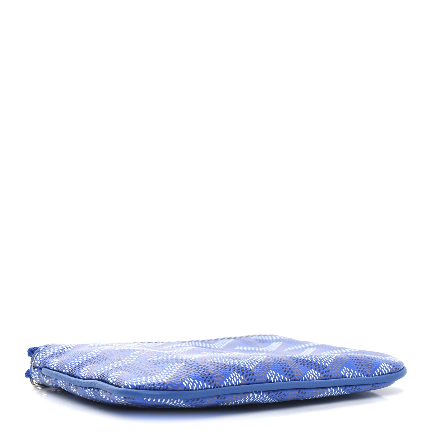 Goyardine Nano Senat Key Pouch Blue