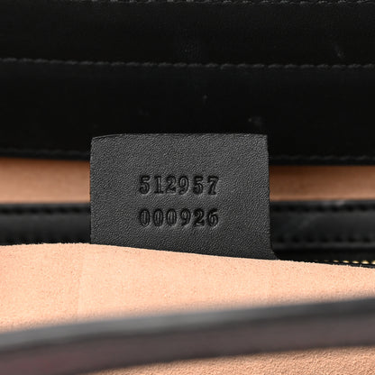 Gucci Suede Patent GG Web Medium Ophidia Top Handle Chain Hibiscus Red 7 of 16