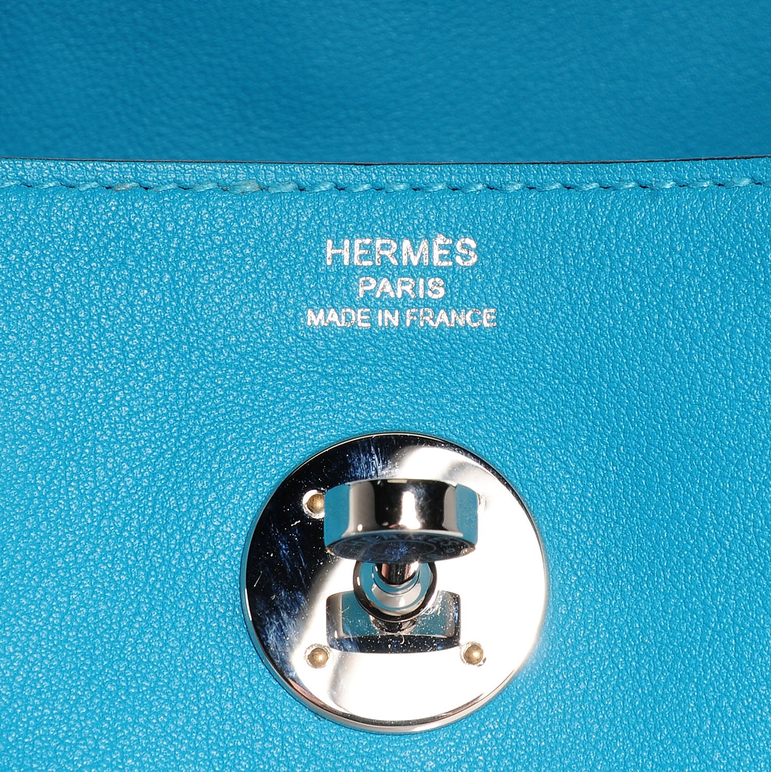 Hermes Swift Lindy 26 Turquoise 7 of 8