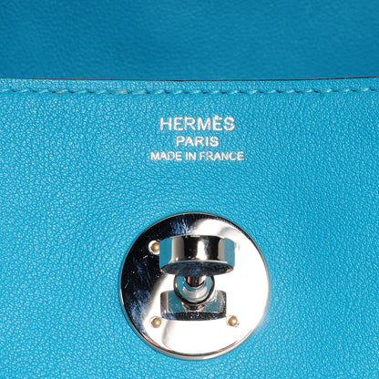 Hermes Swift Lindy 26 Turquoise 7 of 8